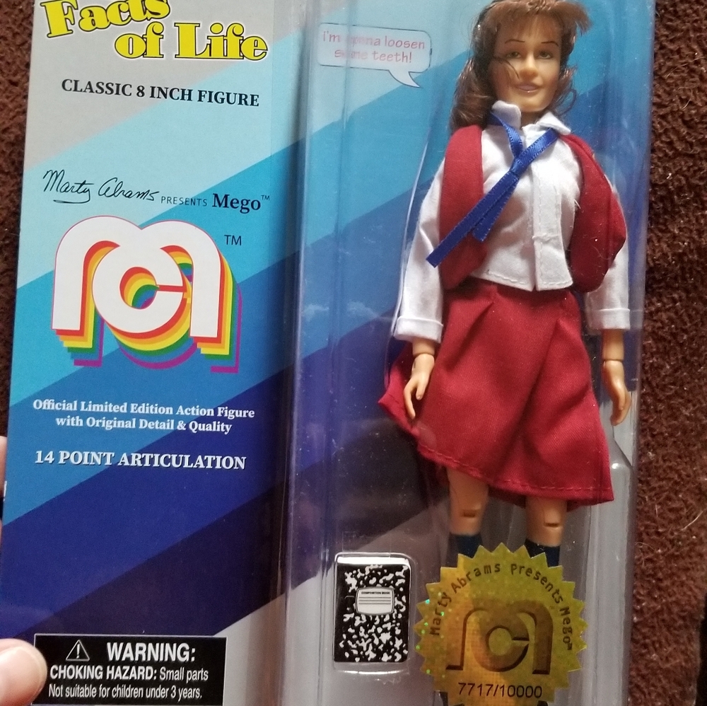 Mego THE FACTS OF LIFE Jo Polniaczek Collectible Doll Limited Ed Figure 8”